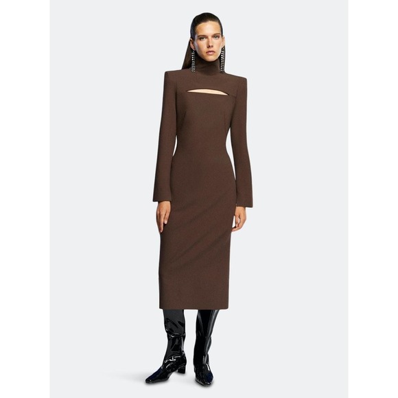 Other - Nocturne Mock Neck Cutout Midi Dress | NWT Size XS